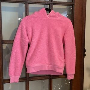 Athleta so snug Sherpa 2.0 Cozy Pink Fleece Hoodie
